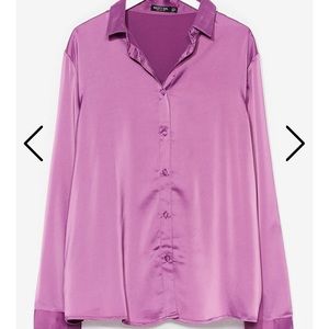 Nastygal Satin Shirt